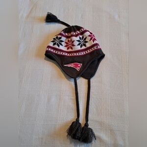 New England Patriots women's fleece lined winter hat